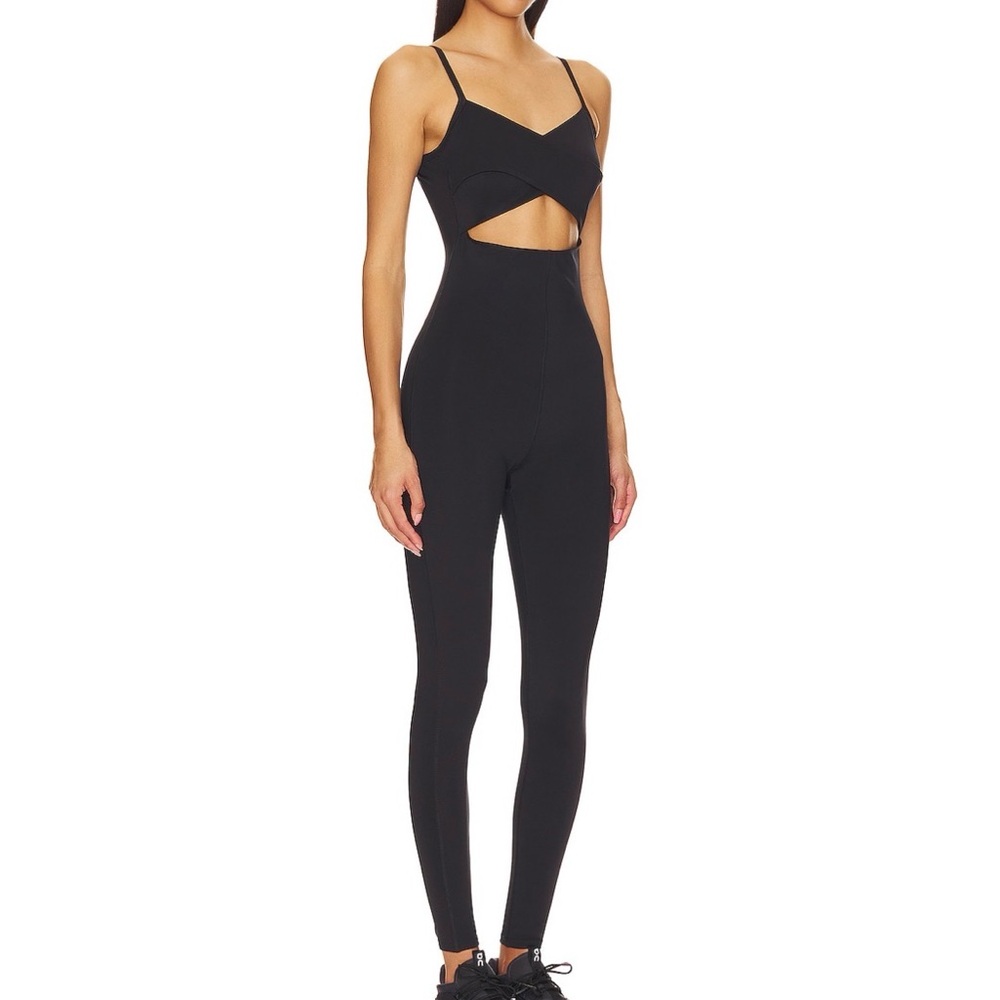 Well Being- Being Well Black Cutout Jumpsuit NWOT S - Picture 2 of 7